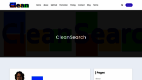 What Cleansearch.com website looked like in 2021 (3 years ago)