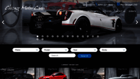 What Chicagomotorcars.com website looked like in 2021 (3 years ago)