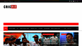 What Cricfit.com website looked like in 2021 (3 years ago)