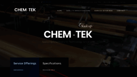 What Chem-tekplating.com website looked like in 2021 (3 years ago)