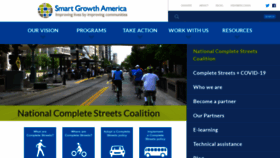 What Completestreets.org website looked like in 2021 (3 years ago)