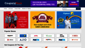 What Couponzrock.com website looked like in 2021 (3 years ago)