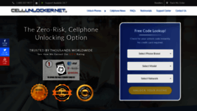 What Cellunlocker.net website looked like in 2021 (3 years ago)