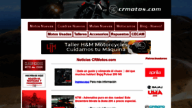 What Crmotos.com website looked like in 2021 (3 years ago)
