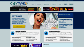 What Cashtravel.info website looked like in 2021 (3 years ago)