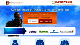 What Compare-health-quotes.com website looked like in 2021 (3 years ago)