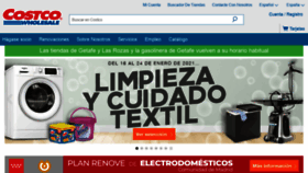 What Costco.es website looked like in 2021 (3 years ago)