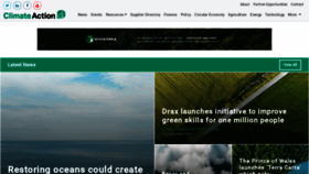 What Climateaction.org website looked like in 2021 (3 years ago)