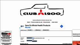 What Clubmitsul200.com website looked like in 2021 (3 years ago)