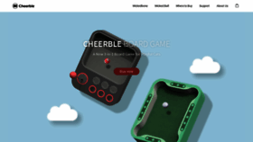 What Cheerble.com website looked like in 2021 (3 years ago)