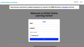 What Courses.nyiad.edu website looked like in 2021 (3 years ago)
