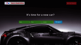 What Carsinsouthafrica.com website looked like in 2021 (3 years ago)