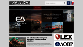 What Czdefence.cz website looked like in 2021 (3 years ago)
