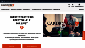 What Cardiocare.dk website looked like in 2021 (3 years ago)