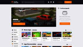 What Clickjogos.com.br website looked like in 2021 (3 years ago)