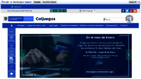 What Coljuegos.gov.co website looked like in 2021 (3 years ago)