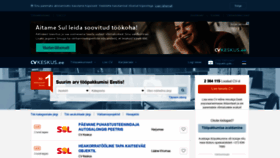 What Cvkeskus.ee website looked like in 2021 (3 years ago)