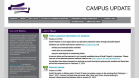 What Campusupdate.ca website looked like in 2021 (3 years ago)