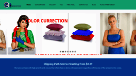 What Clippingpathcreator.com website looked like in 2021 (3 years ago)