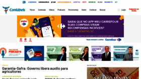 What Contabeis.com.br website looked like in 2021 (3 years ago)