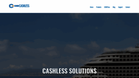 What Corecashless.com website looked like in 2021 (3 years ago)