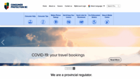 What Consumerprotectionbc.ca website looked like in 2021 (3 years ago)