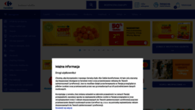 What Carrefour.pl website looked like in 2021 (3 years ago)