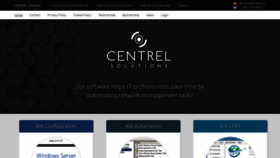 What Centrel-solutions.com website looked like in 2021 (3 years ago)