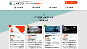 What Codelearn.jp website looked like in 2021 (3 years ago)