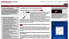 What Controllingportal.de website looked like in 2021 (4 years ago)