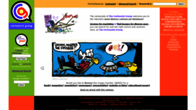 What Cartoonistgroup.com website looked like in 2021 (3 years ago)