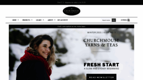 What Churchmouseyarns.com website looked like in 2021 (3 years ago)