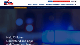 What Childcareaware.org website looked like in 2021 (3 years ago)