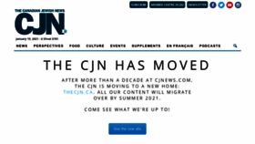 What Cjnews.com website looked like in 2021 (3 years ago)