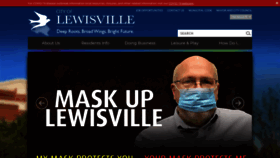 What Cityoflewisville.com website looked like in 2021 (3 years ago)