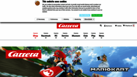 What Carrera-toys.com website looked like in 2021 (3 years ago)