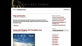 What Crookedtimber.org website looked like in 2021 (3 years ago)