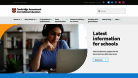 What Cie.org.uk website looked like in 2021 (4 years ago)