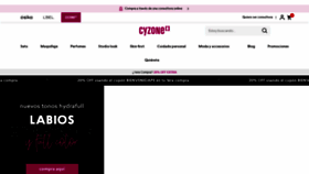 What Cyzone.com website looked like in 2021 (3 years ago)