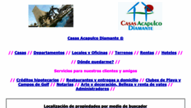 What Casasacapulcodiamante.mx website looked like in 2021 (3 years ago)