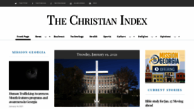 What Christianindex.org website looked like in 2021 (3 years ago)