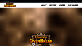 What Cookierun.com website looked like in 2021 (3 years ago)