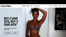 What Calvinklein.com.au website looked like in 2021 (4 years ago)