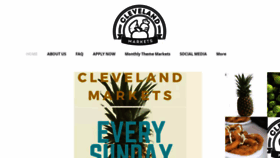 What Clevelandmarkets.com.au website looked like in 2021 (3 years ago)