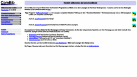 What Combib.de website looked like in 2021 (3 years ago)