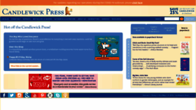 What Candlewick.com website looked like in 2021 (3 years ago)