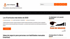 What Crearmiempresa.es website looked like in 2021 (3 years ago)