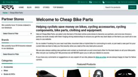 What Cheapbikeparts.co.uk website looked like in 2021 (3 years ago)