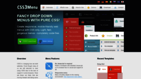 What Css3menu.com website looked like in 2021 (4 years ago)