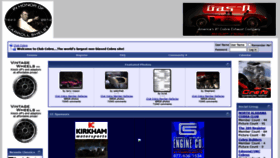 What Clubcobra.com website looked like in 2021 (3 years ago)